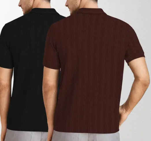 men self design polo neck polyester t shirt men self design polo neck polyester t shirt